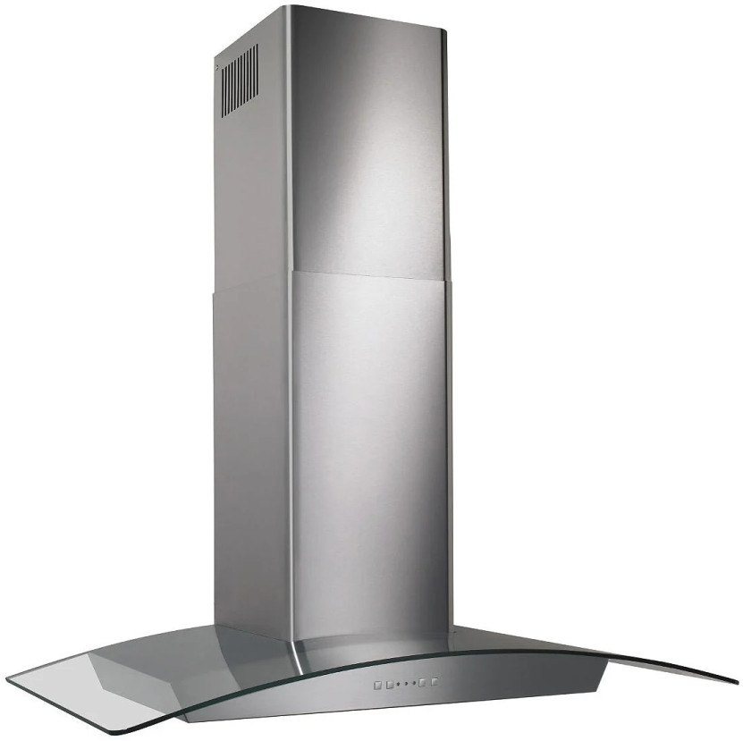 Broan 36 Curved Glass Canopy Stainless Wall Hood