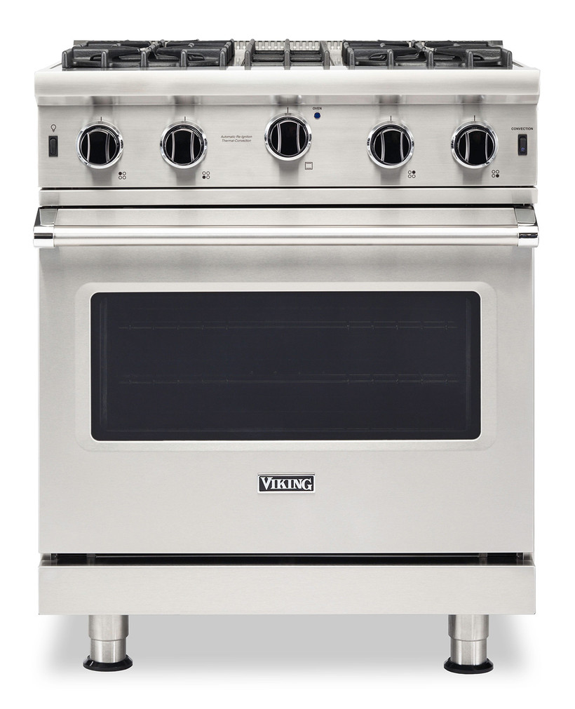 Viking Professional 5 Series 30 In. Stainless Steel Natural Gas Range