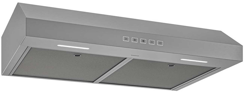 Broan GLA2 Series Under-Cabinet Range Hood 30-Inch Wide in Stainless Steel