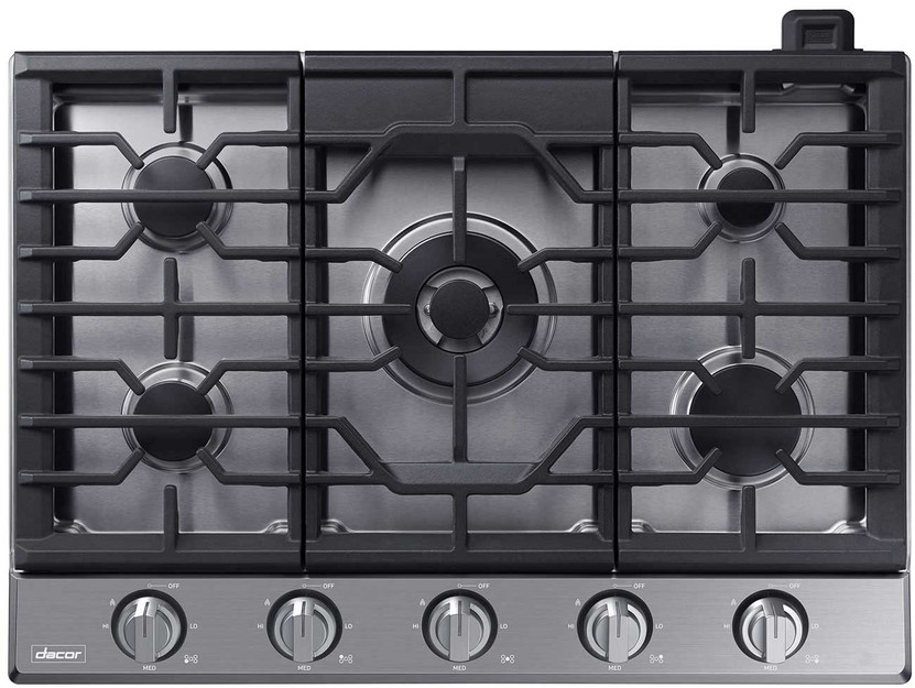 Dacor Transitional 30 Stainless Steel Liquid Propane Gas Cooktop