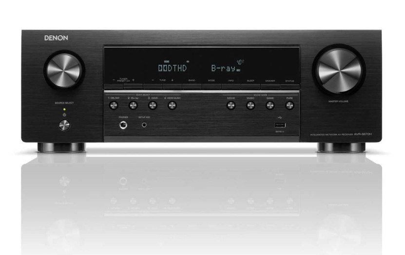 Denon AV Receiver 5.2-Channel 8K with HEOS Built-in