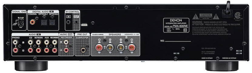 Denon Black Integrated Amplifier With 70W Power Per Channel
