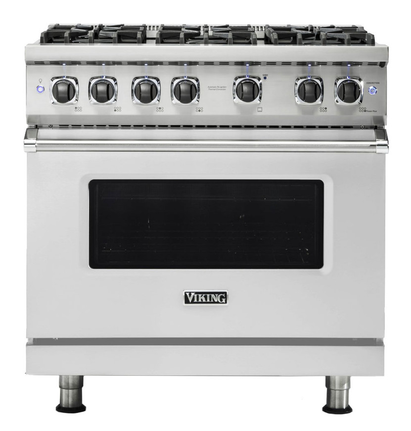 Viking Professional 5 Series 36 In. Stainless Steel Natural Gas Range