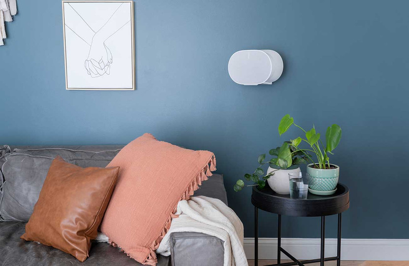 Sanus White Adjustable Wall Mounts For Sonos Era 300 Pair