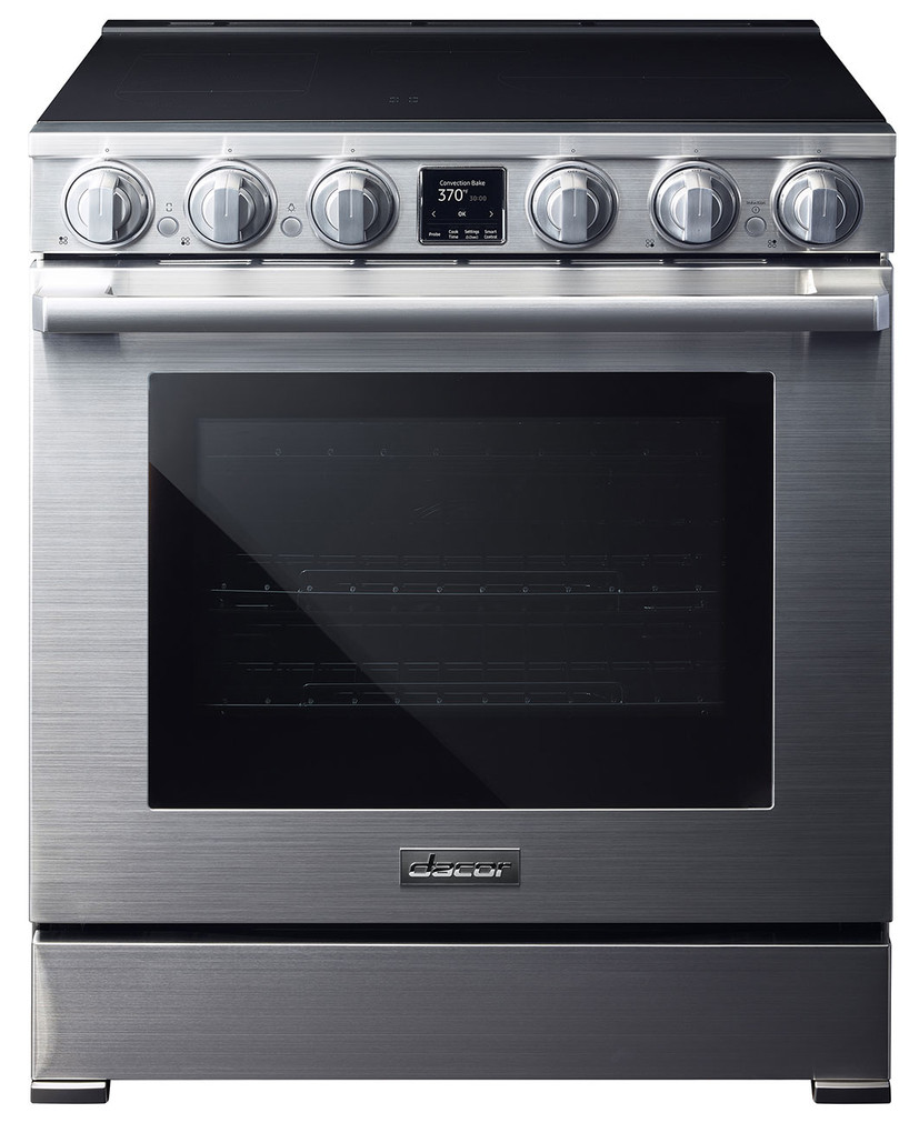 Dacor Transitional Induction Range 30-Inch in Silver Stainless Steel