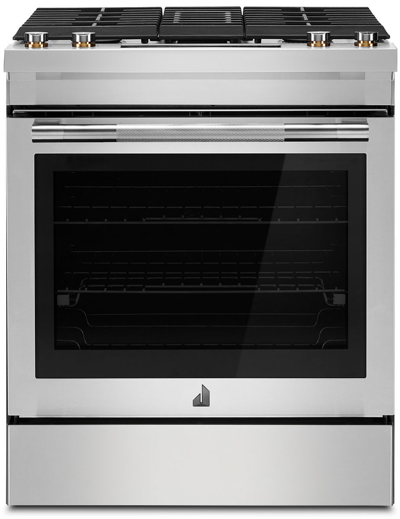 JennAir ADA RISE 30 In. Stainless Steel Slide-In Dual Fuel Downdraft Range