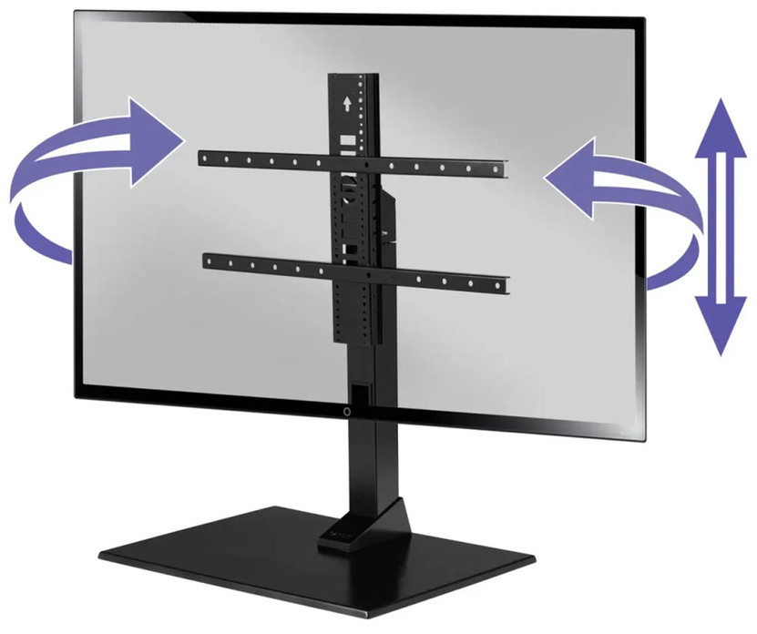 Sanus Black Swivel TV Stand For TVs 40 - 86