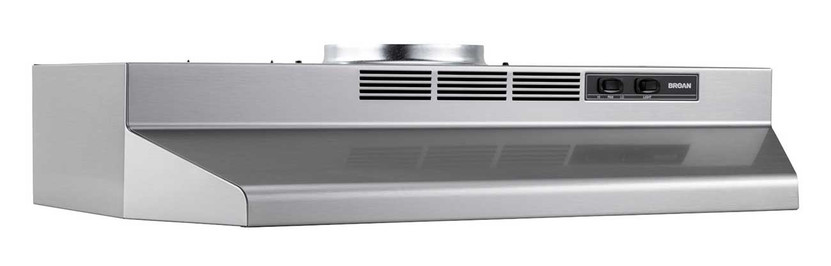 Broan Under-Cabinet Range Hood Convertible 30 Inch in Fingerprint Resistant Stainless