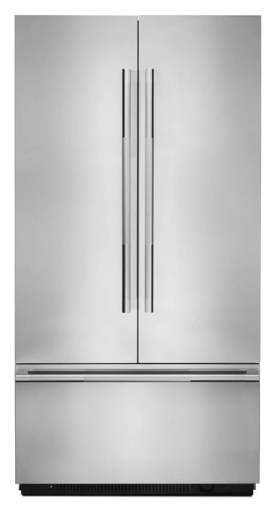 JennAir RISE 42 Stainless Steel Fully Integrated Built-In French Door Refrigerator Panel Kit