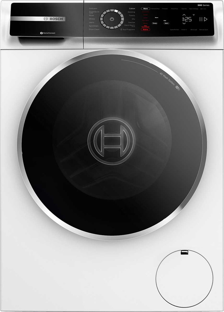 Bosch 500 Series Compact Washer 24 Inch in White