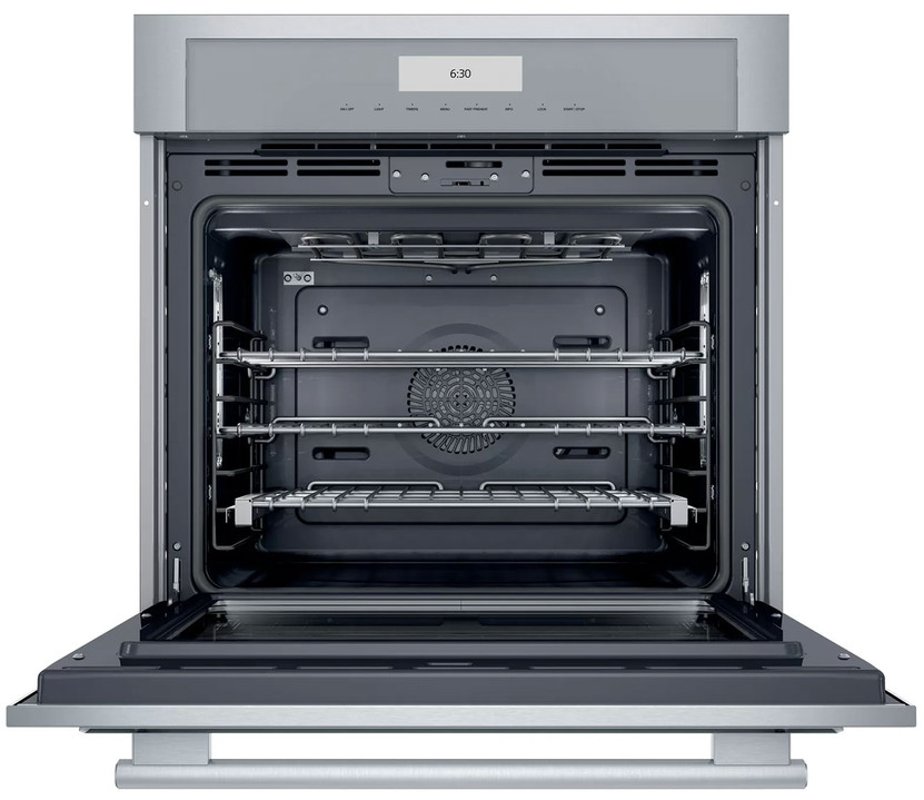 Thermador ADA Masterpiece Series 30 Gray Glass On Stainless Steel Single Built-In Oven