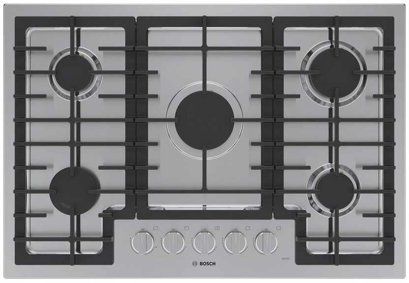 Bosch Gas Cooktop 500 Series 30 Inch in Stainless Steel