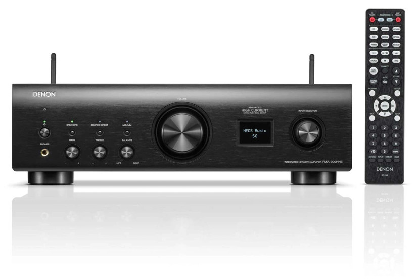 Denon Black Integrated Network Amplifier w HEOS Built-In Music Streaming
