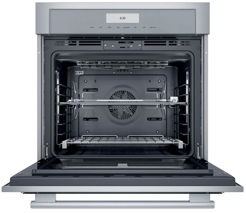 Thermador ADA Masterpiece Series 30 Gray Glass On Stainless Steel Single Built-In Oven (1)