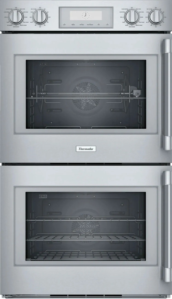 Thermador 30 Professional Series Stainless Steel Left Hinge Double Built-In Oven