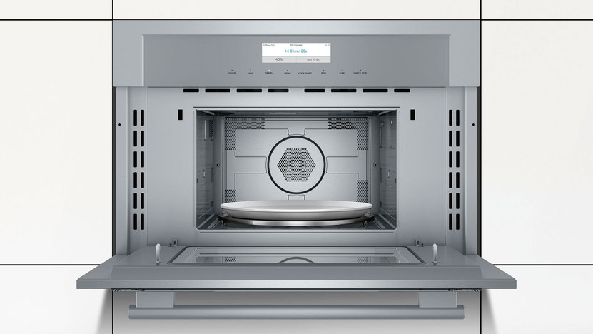 Thermador ADA Masterpiece Series 30 Gray Glass On Stainless Steel Speed Oven