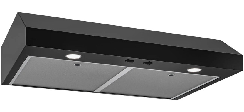 Broan GLA1 Series Under-Cabinet Range Hood 36-Inch in Black