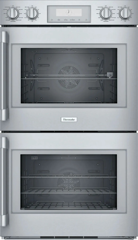 Thermador 30 Professional Series Stainless Steel Right Hinge Double Built-In Oven