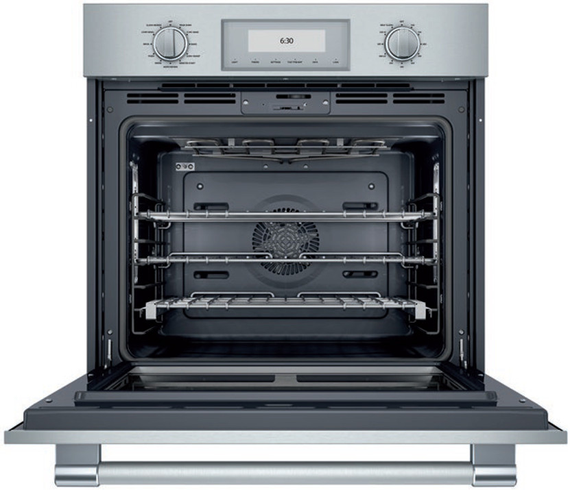 Thermador ADA Professional Series 30 Gray Glass On Stainless Steel Single Built-In Oven