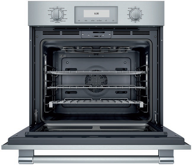 Thermador ADA Professional Series 30 Gray Glass On Stainless Steel Single Built-In Oven (1)