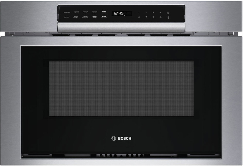 Bosch 800 Series Drawer Microwave 24 Inch in Stainless Steel