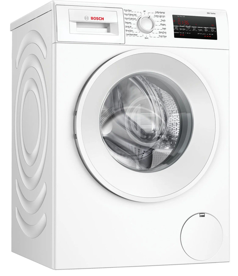 Bosch 300 Series Compact Washer 24-Inch in White