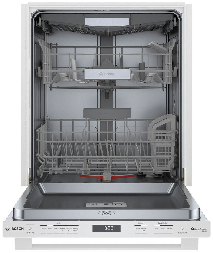 Bosch 800 Series 24-Inch Dishwasher in White (1)