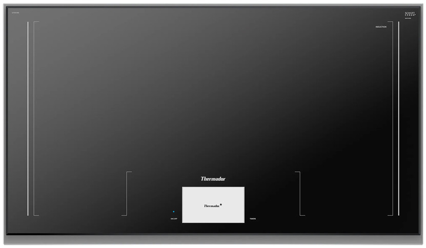 Thermador ADA Freedom Series 36 Dark Gray With Stainless Frame Induction Cooktop