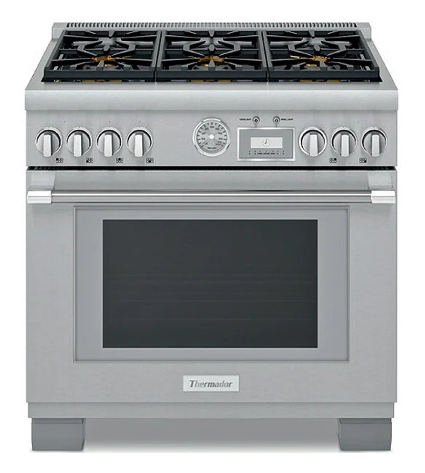 Thermador Professional Series 36 In. Stainless Steel Gas Pro Grand Range