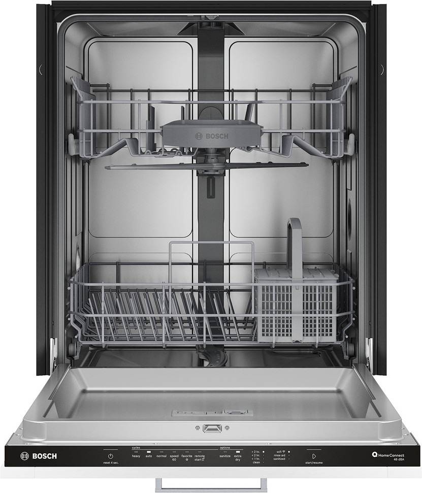 Bosch 100 Series Dishwasher 24-Inch in Custom Panel