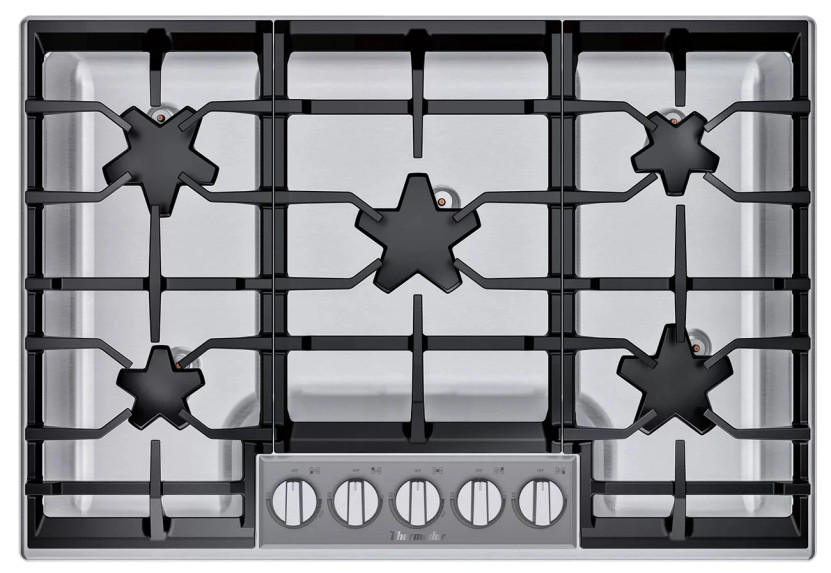 Thermador Gas Cooktop 30 Inch ADA Masterpiece Series in Stainless Steel (1)