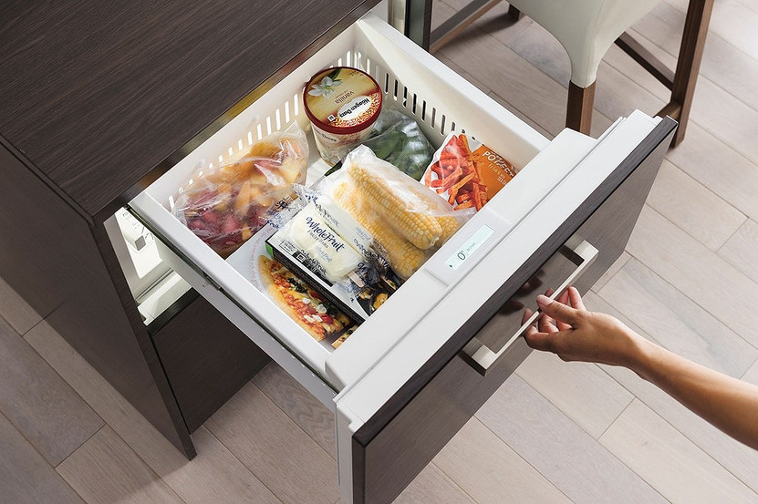 Sub-Zero 24 Panel Ready Integrated Double Drawer Freezer