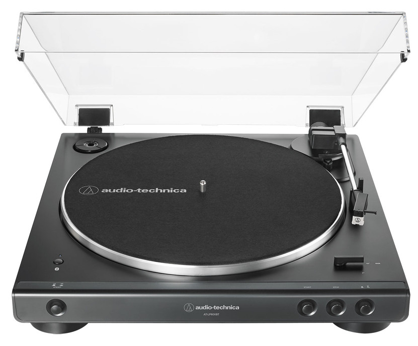 Audio-Technica Black Fully Automatic Wireless Belt-Drive Turntable