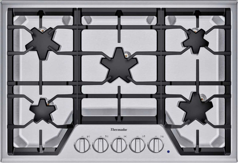Thermador Gas Cooktop 30 Inch ADA Masterpiece Series in Stainless Steel (2)