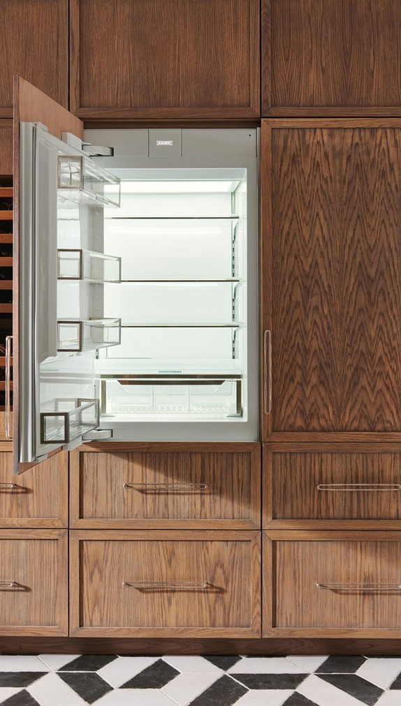 Sub-Zero 30 Designer Panel Ready Left-Hinge Over-And-Under Refrigerator