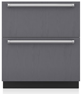 Sub-Zero 30 Panel Ready Integrated Double Drawer Freezer