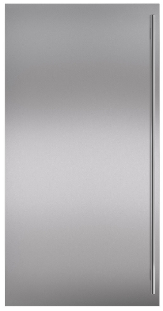 Sub-Zero Stainless Steel Flush Inset Door Panel With Tubular Handle