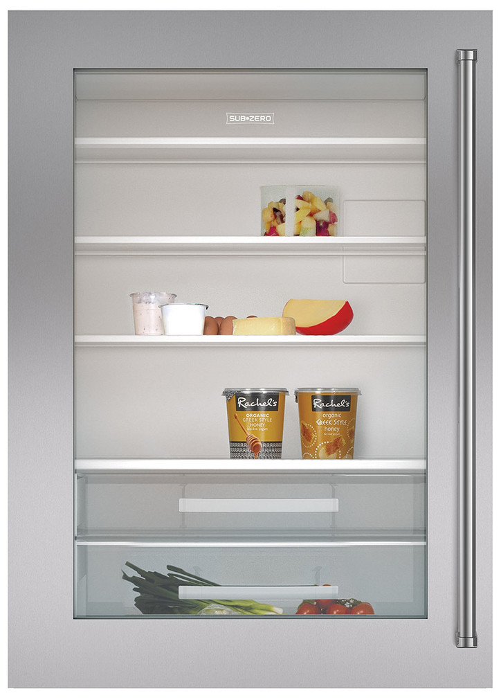 Sub-Zero Stainless Frame Flush Inset Door Panel With Pro Handle