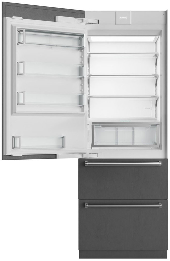 Sub-Zero 30 Designer Panel Ready Left-Hinge Over-And-Under RefrigeratorFreezer
