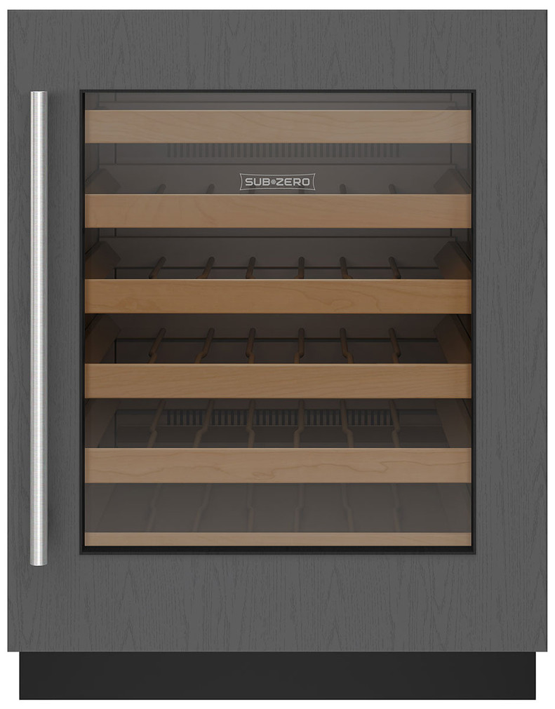 Sub-Zero ADA 24 Panel Ready Right-Hinge Designer Wine Storage Unit With Glass Door