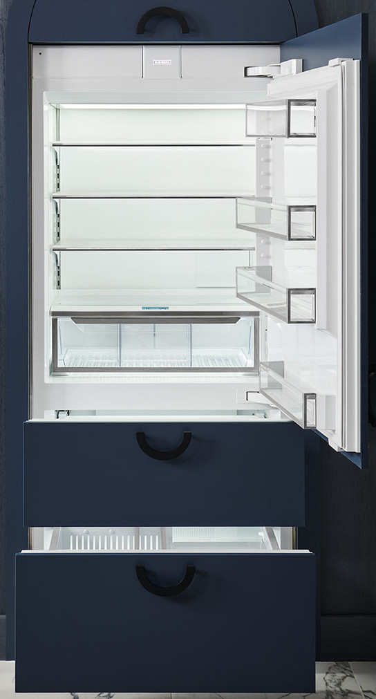 Sub-Zero Designer 19.6 Cu. Ft. Bottom Freezer Refrigerator With Ice Maker Right-Hinge 36-Inch Wide in Custom Panel