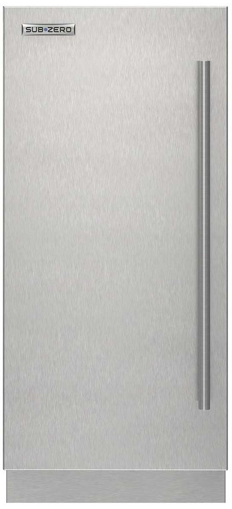 Sub-Zero Stainless Steel Left-Hinge Door Panel With Tubular Handle (1)