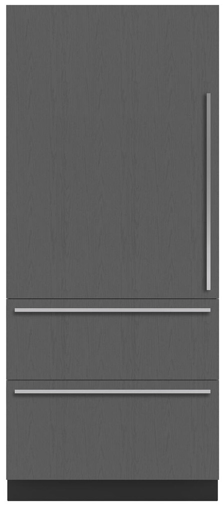 Sub-Zero Designer 19.6 Cu. Ft Bottom Freezer Refrigerator With Internal Dispenser Left-Hinge 36-Inch Wide in Custom Panel