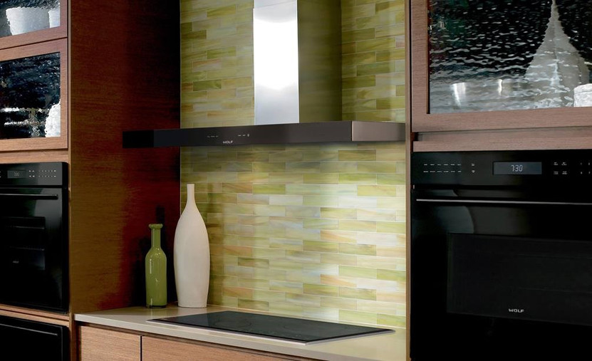 Wolf 45 Black Cooktop Wall Hood