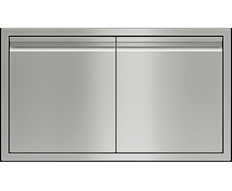 Wolf 36 Stainless Steel Short Dry Storage