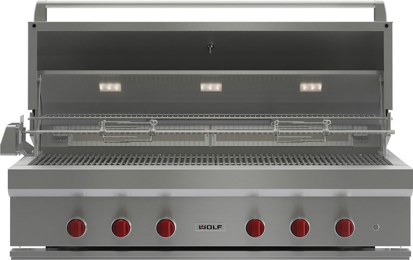 Wolf 54 Stainless Steel Outdoor Built-In Liquid Propane Grill