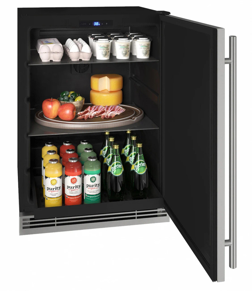 U-Line 24 Stainless Steel Refrigerator
