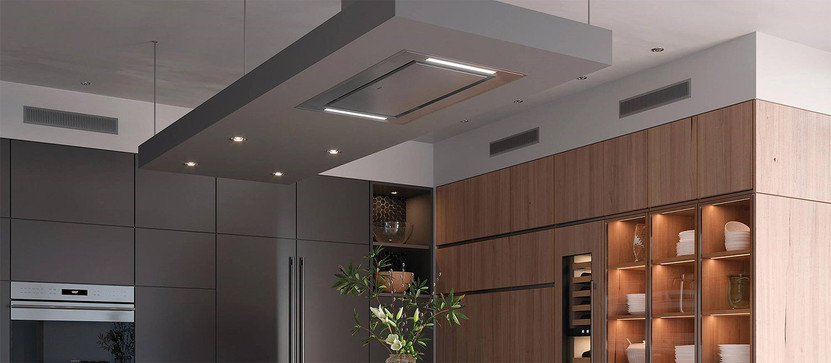 Wolf 36 Stainless Steel Ceiling-Mounted Hood