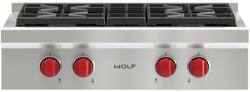 Wolf 30 Stainless Steel Liquid Propane Gas Rangetop