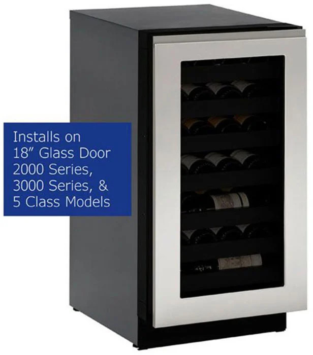 U-Line 18 Stainless Handleless Panel Frame